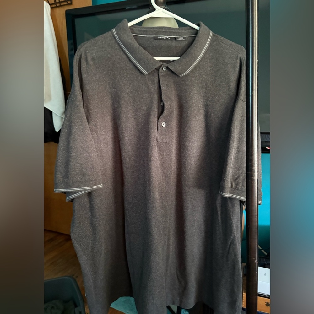 Claiborne Charcoal Polo Shirt